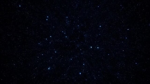 Expansive view of a starry night sky with twinkling stars and cosmic depth. Ideal for space exploration, astronomy, and celestial themes