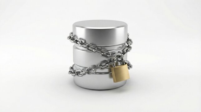 Database Encryption, Secure Storage, Information Security, Data Protection Concept