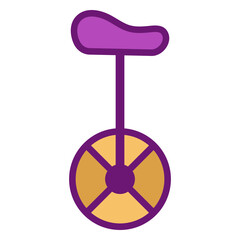 Icon unicycle colored © Vexels