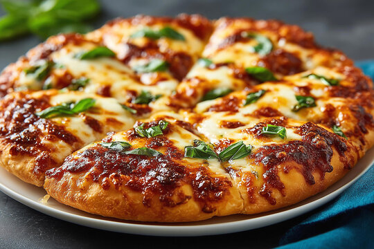 Margherita Pizza with Fresh Basil