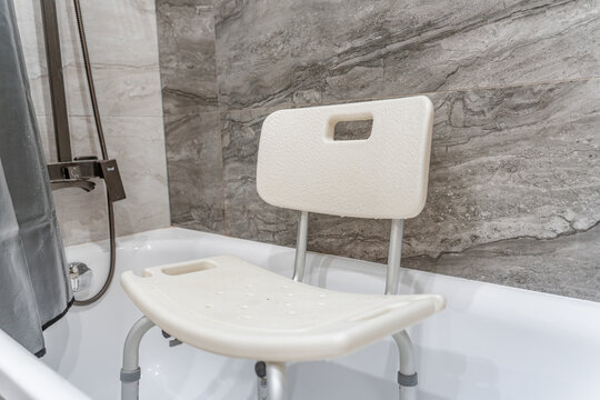 A special shower and bath chair for the elderly and disabled