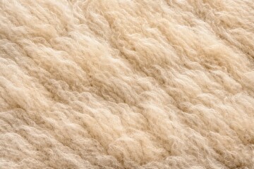 Shetland Sheep Wool Fur Texture Seamless Pattern. Close-up Shetland sheep fleece detail. Farm animal wool surface design. Realistic sheep fur. Detailed natural wool macro close-up.	