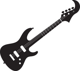 Electric Bass Guitar Silhouette Musical Instrument