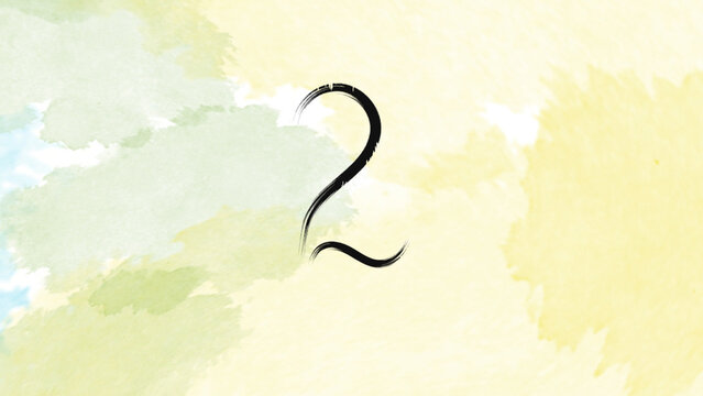 Hand Drawn Number 02