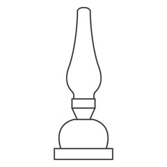 Chamber oil lamp stroke