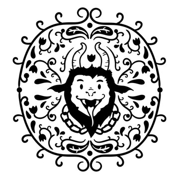Manticore organic design filled stroke