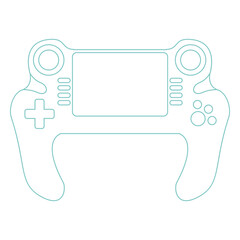 Screen joystick stroke © Vexels