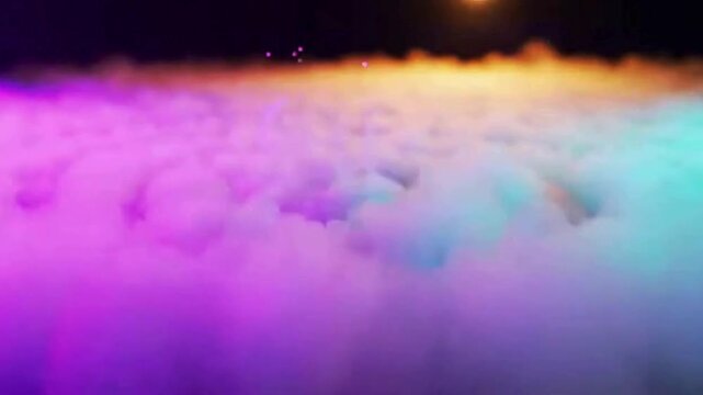The ground was covered in smoke. can be utilized as a background for scenarios, designs, or as a special effect for your creations.