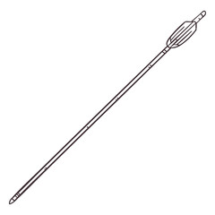 Obraz premium Arrow archery element