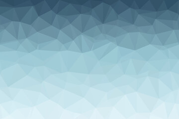 Obraz premium Clean geometric polygon pattern displaying a cool gradient from medium sky blue to a crisp white