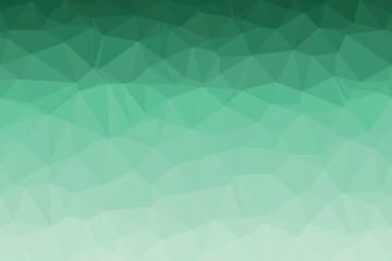 Obraz premium This image presents a captivating geometric pattern composed of refreshing green triangular shapes and a gradient
