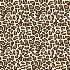 Dense small scale seamless leopard print pattern with miniature spotted texture for textile design