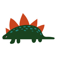 Cute Stegosaurus flat © Vexels