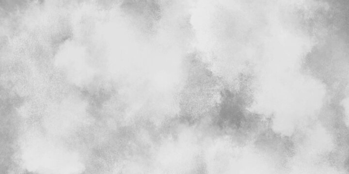 Abstract white and gray watercolor painting background. black cloud textured and sky white clouds background with blurred and grunge stains, white cloud paper texture design and watercolor.