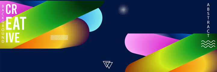 Creative abstract colorful background design for digital art projects