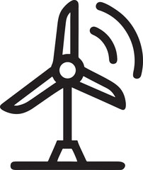 Obraz premium Vector illustration of an isolated white fan icon design featuring a 3d metal object symbol for air wind and energy power business concepts