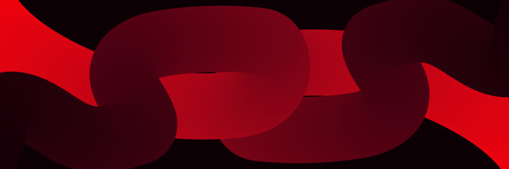 red and black abstract shapes pattern