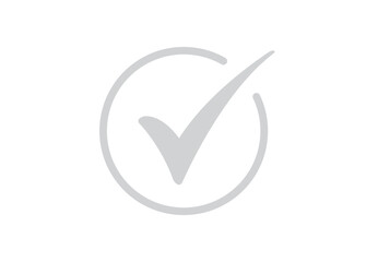 grey check list check mark right tick mark icon png file type transparent background © Photix Studio