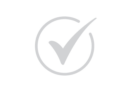 grey check list check mark right tick mark icon png file type transparent background