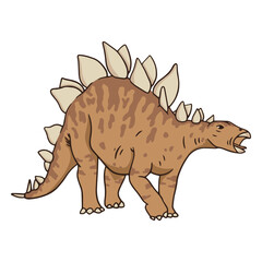 Stegosaurus jurassic dinosaur © Vexels