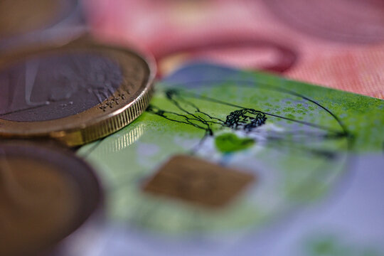 elektronische Gesundheitskarte mit geld