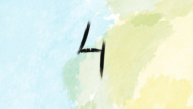 Hand Drawn Numbers 04