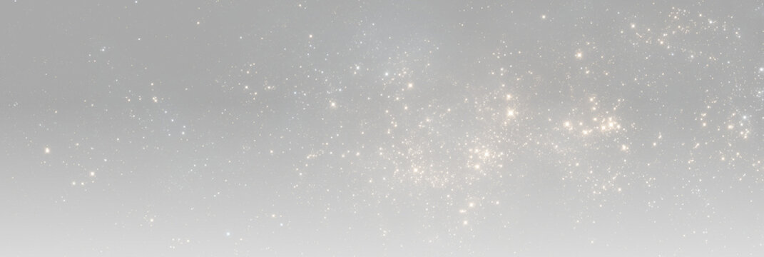 Golden Cosmic Starfield Particle Overlay PNG for Galaxy Background Design