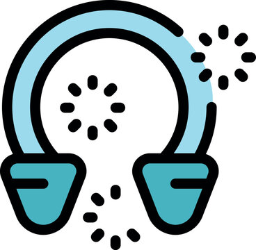 Circular barbell piercing with loading status represented by rotating circles