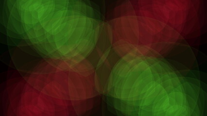 Obraz premium Abstract blurred colorful bokeh highlights on black background, rainbow background.
