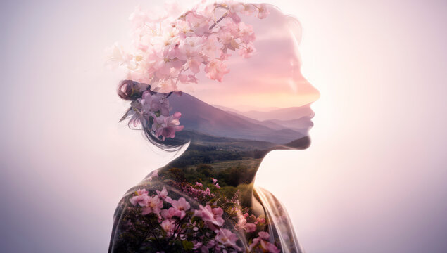 mujer, silueta, vector, cara, ilustraci&oacute;n, perfil, beldad, cabello, administrar, flor, amor, arte, persona, gente, moda, negro, rosa, peinado, logo, chica, s&iacute;mbolo, se&ntilde;ora, designio, naturaleza