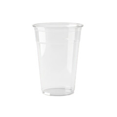 A clear glass cup or tumbler isolated on transparent background