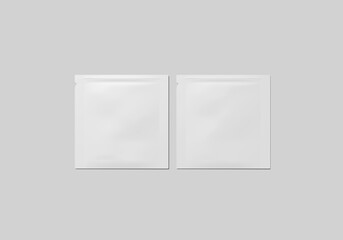 Blank Sachet Mockup