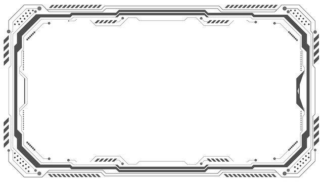Cyber Interface Design: A futuristic digital interface, with its sleek lines and glowing elements.