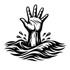 Fototapeta premium hands holding hands vector illustration
