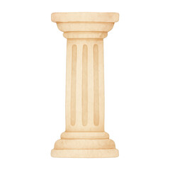 Naklejka premium PNG Elegant ancient column illustration