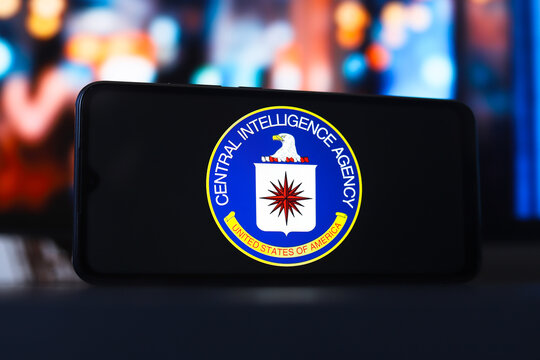 The United States Central Intelligence Agency (CIA) logo is displayed on a smartphone screen in this photo illustration in Ontario, Canada, on March 4, 2026