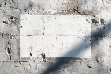 Obraz premium Urban grunge backdrop featuring a rough white paint frame and central copy area