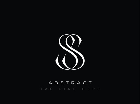 SS Abstract Monogram. Corporate identity and premium design projects seeking a refined modern look.