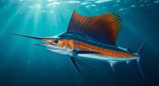 World water day majestic sailfish swimming in ocean waters conservation efforts matter