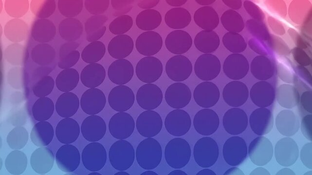 Vibrant Purple and Pink Gradient Circle Pattern with Hexagonal Dots.