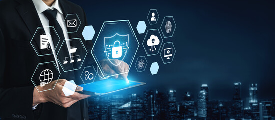 AI cybersecurity safeguards systems with encryption, access control, and AI secure data flow....