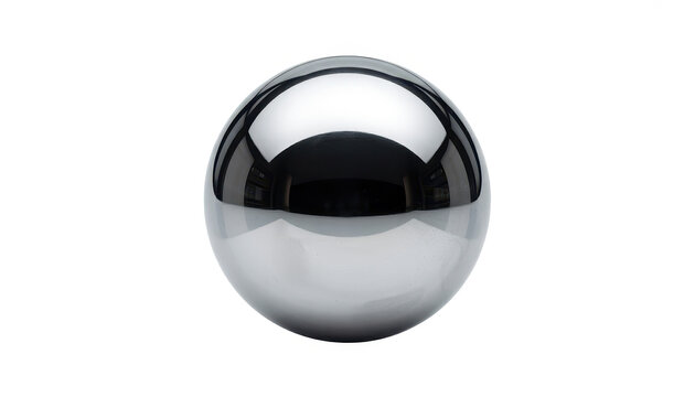 Shiny silver ball shiny ball metallic ball reflective ball