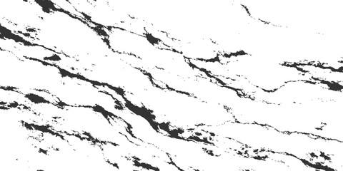 Obraz premium A black and white grunge background features a liquid ink splash with a dirty paint texture and artistic spray stains on an abstract wave pattern frame