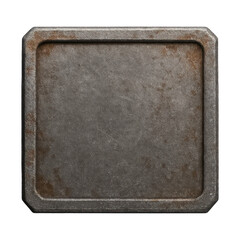 Fototapeta premium PNG Rustic metal square frame