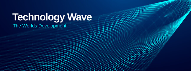 Abstract background finance business intelligence with Business fintech digital and technology blue Technology. Blue background lines line with mesh modern network and minimal geometric grid.