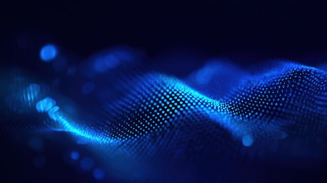 abstract blue background with dna
