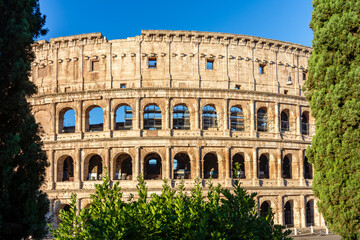 Obraz premium Colosseum (Coliseum) building in Rome, Italy