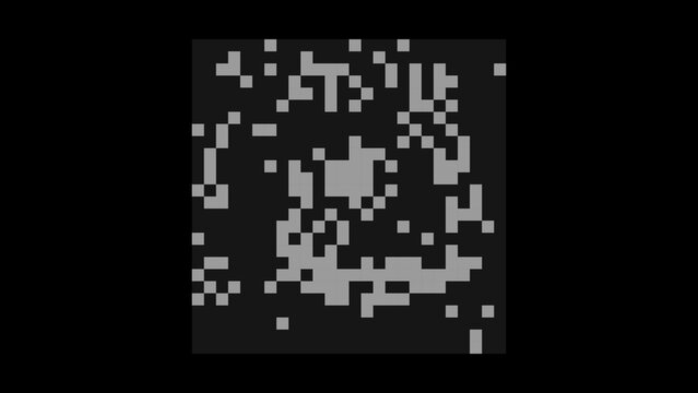 Qr code on black background with abstract, texture detail. Commercial vector asset for posters, packaging, branding, editorial layouts, and print backgrounds.