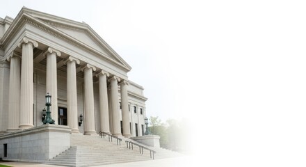 Fototapeta premium government building with columns, neoclassical architecture