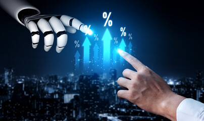 AI predicts interest rate trends by analyzing macroeconomic indicators, financial data, and...
